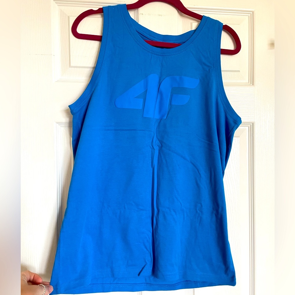 👉🏼NWT👈🏼 Men’s 4F Blue Athletic Muscle Tank
